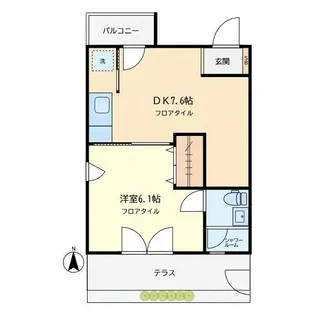 ルポ・ルアナ【1階】の間取り