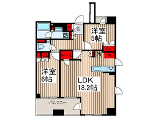 リビオレゾン月島ステーションプレミア【12階】の間取り