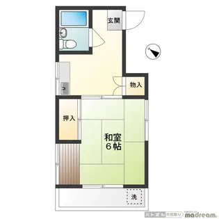 柳アパート【2階】の間取り