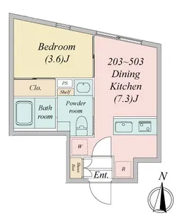 Grande Sekimachi Minami【3階】の間取り
