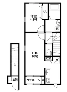 ヴィア アヴァンティ2号棟【1階】の間取り