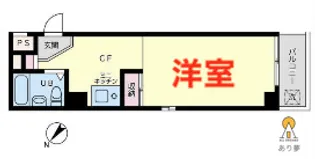 アイナレア掃部山【3階】の間取り