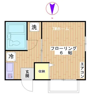 ハイム千川【2階】の間取り