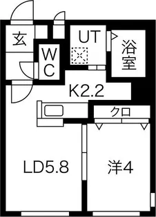 スカイアース【2階】の間取り