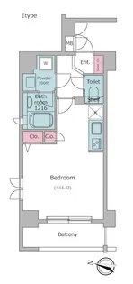 レジディア神田東【4階】の間取り