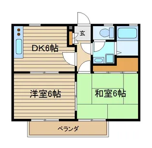 東京都練馬区谷原5【アパート】の間取り