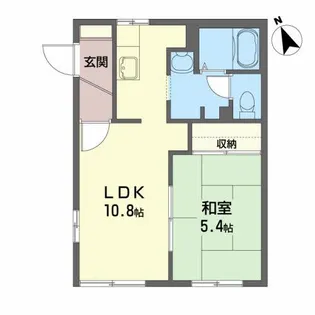 メゾン・エトワール A【1階】の間取り