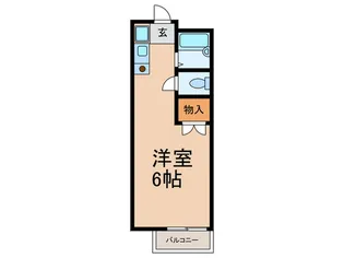 クレスト新在家【2階】の間取り