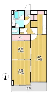 ドルチェ赤堤【3階】の間取り