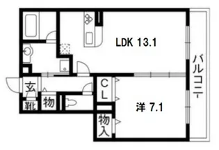 ウェンブリー【1階】の間取り