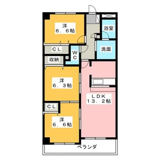 Fein Sakura【2階】の間取り