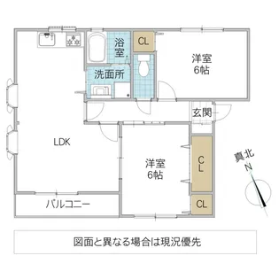 パセオ・トロワ【2階】の間取り