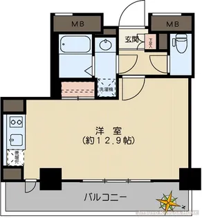 ヒューリックレジデンス茗荷谷【3階】の間取り