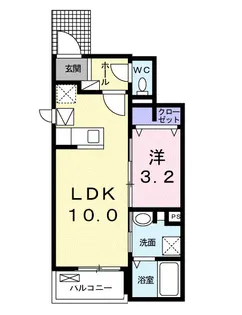 アンジュメゾン【1階】の間取り