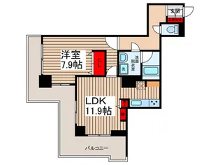 リバ-シティ21 新川【10階】の間取り