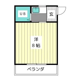 大仁マンション【2階】の間取り