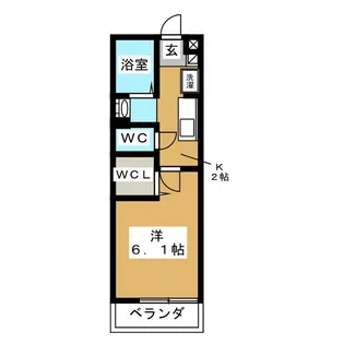 A・Oハイツ【1階】の間取り