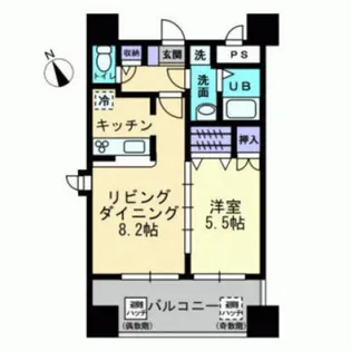 J・grace河原町【4階】の間取り