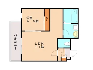 アリビラ六甲【2階】の間取り