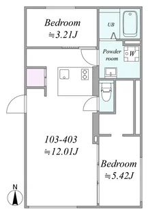 trias629【1階】の間取り
