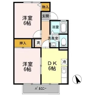 セジュールフェスタ【2階】の間取り