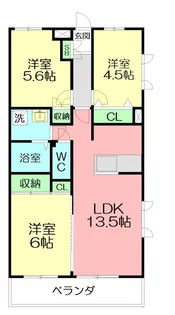 ファインコート本厚木【2階】の間取り
