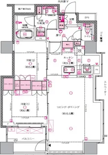 アイコニックタワー 新潟ステーション【26階】の間取り