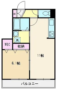 メゾンやまたつ【2階】の間取り