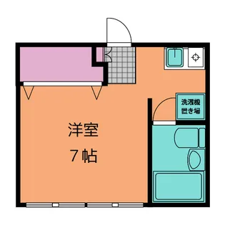 カルチェラタンIV【2階】の間取り