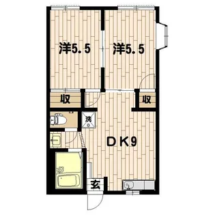 ヴェルドミールIII番館【1階】の間取り
