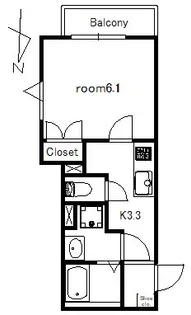 プロシード高島平【2階】の間取り