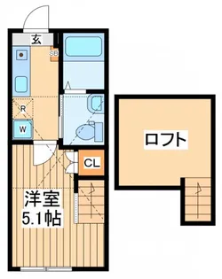キュステ【2階】の間取り