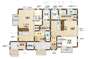 プレジールII【1階】の間取り