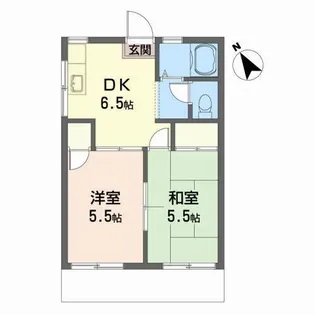 メゾンヴィスタリ【1階】の間取り