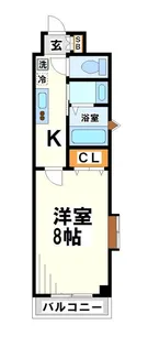 ジェルソミーナ【6階】の間取り