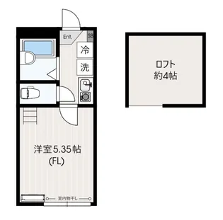 コートレジデンス武蔵中原【1階】の間取り