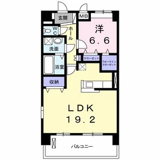 ウィステリア【4階】の間取り