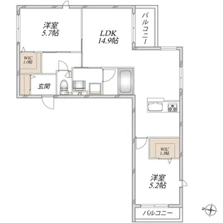 (仮称)滝野川1丁目メゾン【2階】の間取り