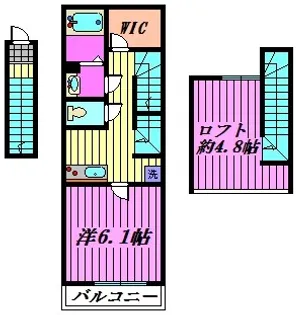 スマートテラスV【2階】の間取り