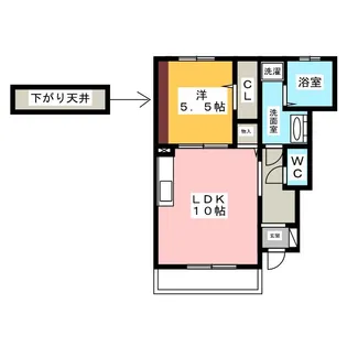 ルーチェ丸山【1階】の間取り