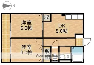 K.K【2階】の間取り