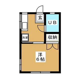 ハイツコラード【1階】の間取り