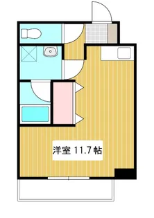 アズビオス元城【8階】の間取り