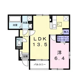 サンセールVIII【1階】の間取り