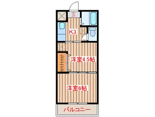 福住ソフィア【1階】の間取り