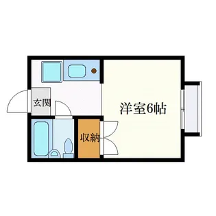 チェリーコーポ【1階】の間取り