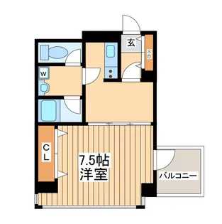 アリオス北里【4階】の間取り