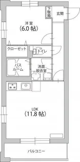 アルビータR【1階】の間取り