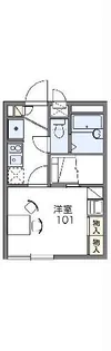 レオパレスEsperanzaII【2階】の間取り