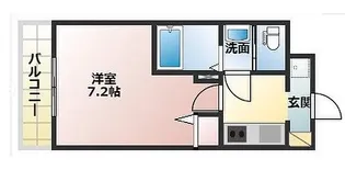 AILE南武庫之荘west【4階】の間取り